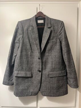 Everlane Oversized Houndstooth Blazer